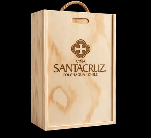 Caja de madera 3 botellas